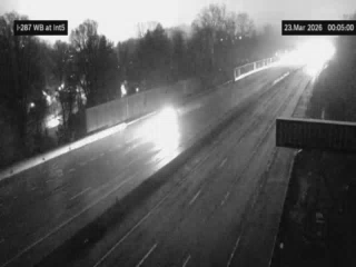 I-287 WB at Int 5 at VMS161 MM 2.40 live webcam