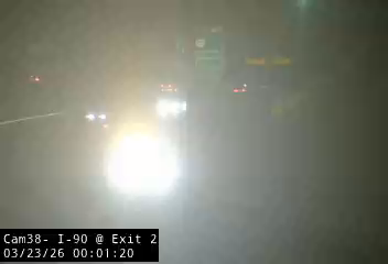 I-90 at Exit 2 live webcam