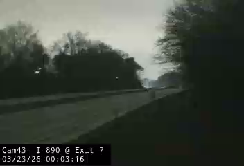 I-890 Westbound Exit 7 live webcam