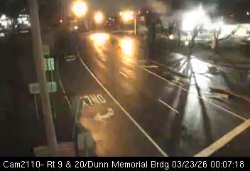 US 9 & 20 EB at the Dunn Memorial Bridge live webcam