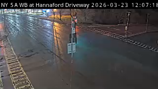 NY 5A WB at Hannaford Driveway live webcam