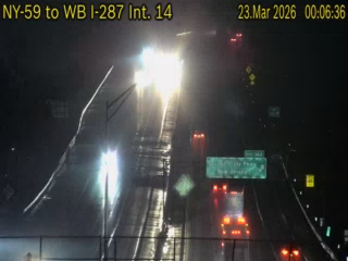 NY-59 WB at I-287 Exit 14 Ent Rmp MM 22.7 live webcam