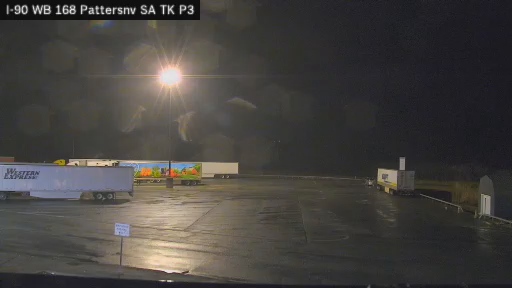 I-90 MP 168.10 WB Pattersonville Service Area Truck Park 3 live webcam