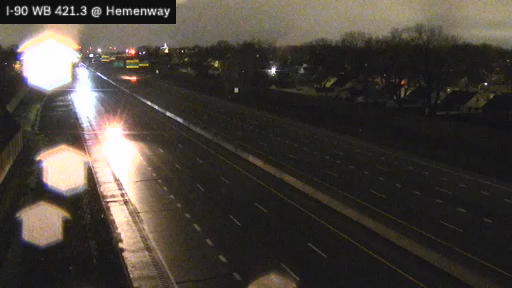 I-90 MP 421.30 WB East of Interchange 51 (Buffalo/Airport) live webcam