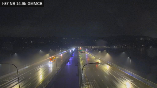 I-87 MP 014.90b NB Gov. Mario M. Cuomo Bridge View 2 live webcam