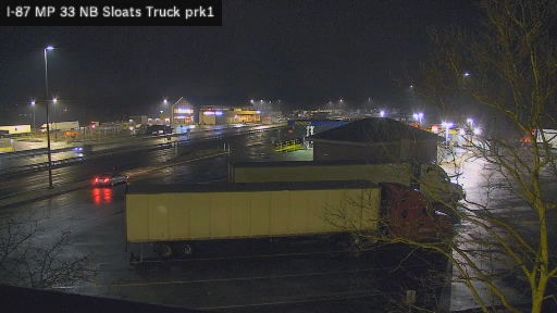 I-87 MP 033.00 NB Sloatsburg Service Area Truck Park 1 live webcam