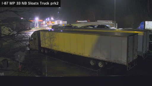 I-87 MP 033.00 NB Sloatsburg Service Area Truck Park 2 live webcam