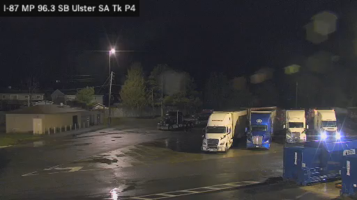 I-87 MP 096.30 SB Ulster Service Area Truck Park 4 live webcam