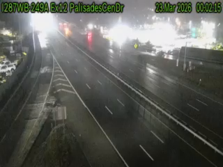 I87 NB 249A at Exit 12 at North Palisades Center Dr MM 18.91 live webcam
