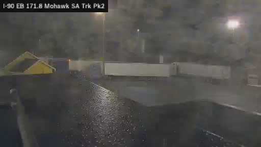 I-90 MP 171.80 EB Mohawk Service Area Truck Park 2 live webcam