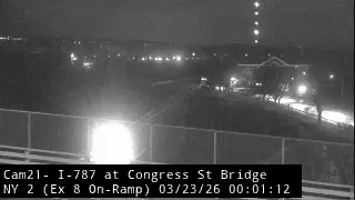 I-787 at Congress Street Bridge (NY 2) live webcam
