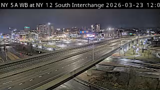 NY 5A WB at NY 12 South Interchange live webcam