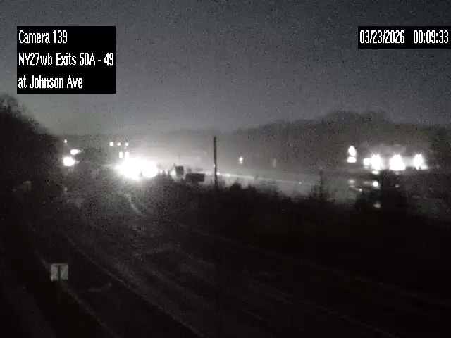 NY27(Sunrise Hwy.) at Johnson Ave live webcam