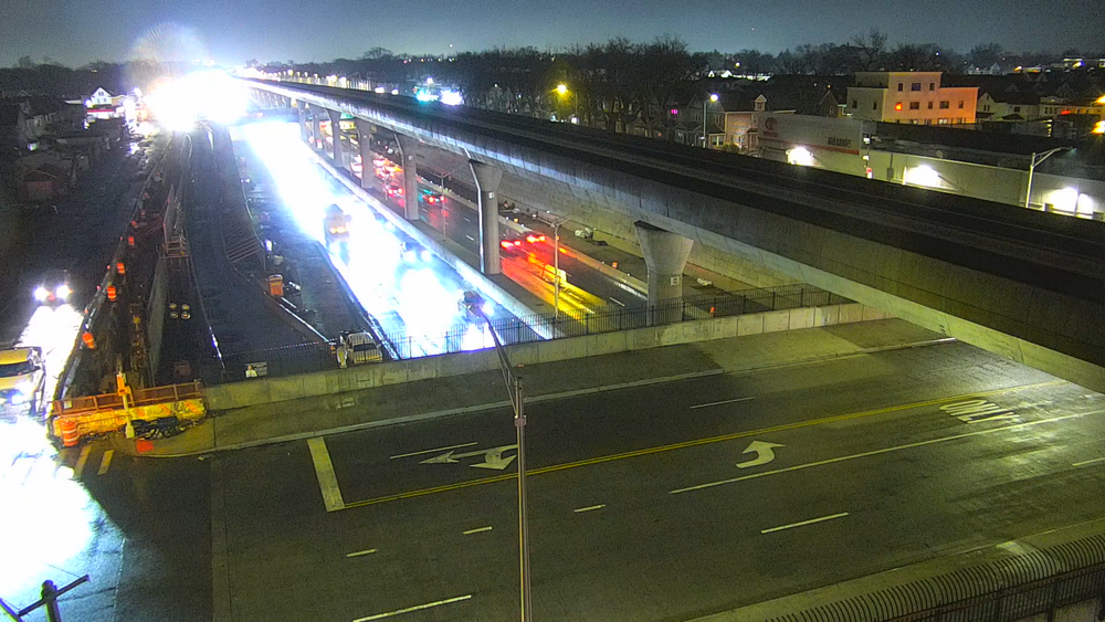 I-678 at 101st Avenue Northbound live webcam
