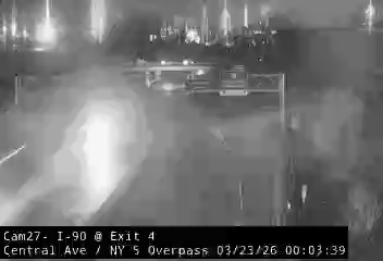 I-90 WB at Exit 4 (Central Ave Overpass) live webcam