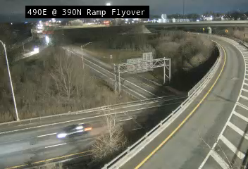 I-490 East Ramp to NY-390 North live webcam
