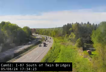 I-87 South of Mohawk Twin Bridges