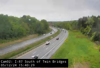 I-87 South of Mohawk Twin Bridges