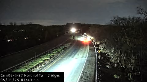 I-87 North of Mohawk Twin Bridges