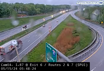 I-87 at NY Routes 2 and 7 (Exit 6)