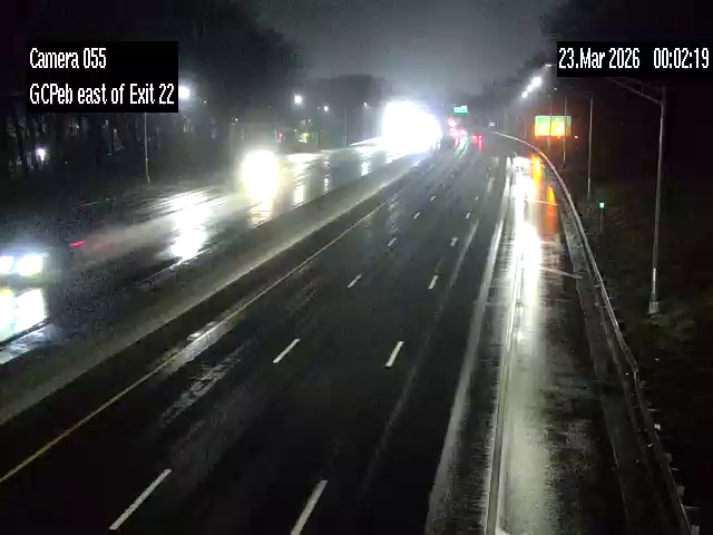 GCP EB at Exit to CVE (I-295) NB live webcam