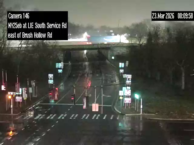 NY 25 at I-495 SSR and Brush Hollow Rd. live webcam