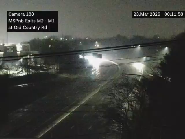 MSP between Exits M2 and M1 (Old Country Rd. Interchange) live webcam
