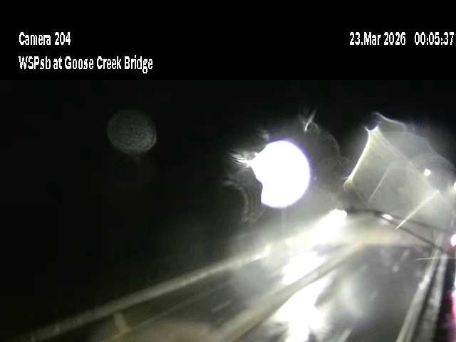 WSP Southbound Goose Creek Bridge live webcam