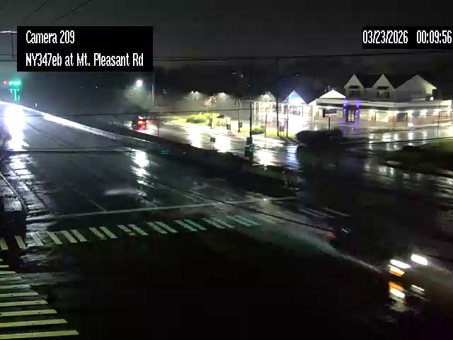 NY 347 at Mount Pleasant Rd; Southeast live webcam