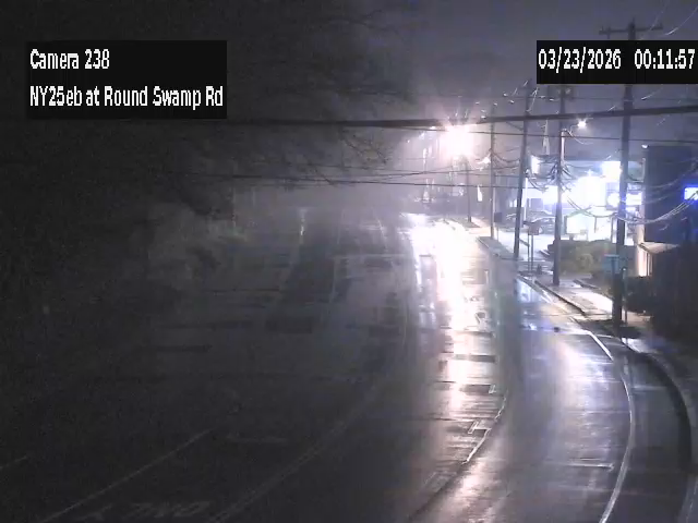 NY 25 at Round Swamp Road live webcam
