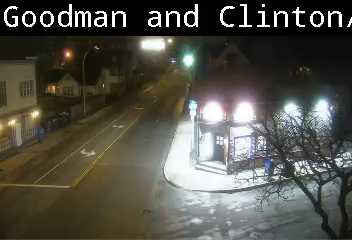 Goodman St at Clinton Ave / Henrietta St live webcam