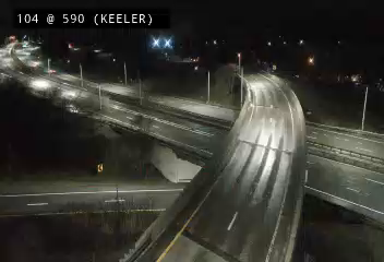 NY-104 Eastbound Over NY-590 live webcam