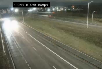I-390 Northbound at I-490 live webcam