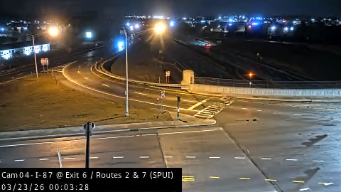 I-87 at Exit 6 - NY 7 and NY 2 live webcam