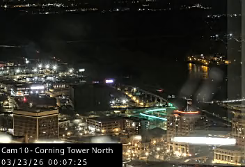 I-787 from the north side of the Corning Tower live webcam