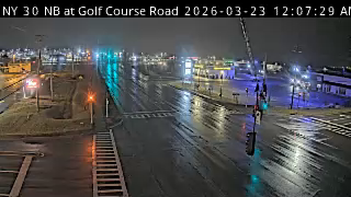 NY 30 NB at Golf Course Road live webcam