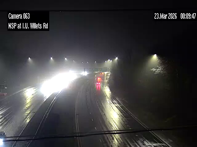 NSP at I.U. Willets Rd Exit 30 (Median Cam) live webcam