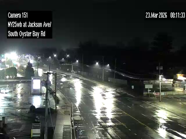 NY 25 at South Oyster Bay Rd. and Jackson Ave. live webcam