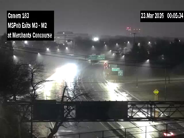 MSP between M3 and M2 (Ellison Ave. Interchange) live webcam
