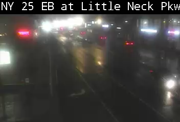 NY 25 Eastbound at Little Neck Pkwy. live webcam
