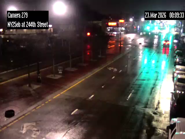 NY 25 Eastbound at 244th St. live webcam