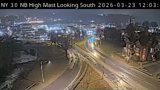 NY 30 NB High Mast Looking South live webcam