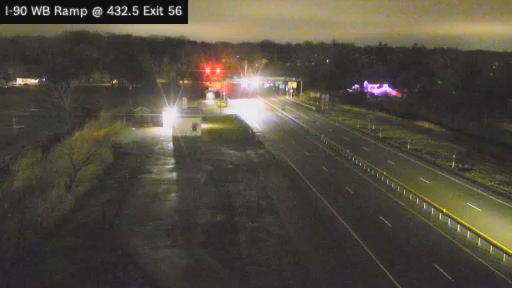 I-90 MP 432.50 West Bound Ramp to Interchange 56 Blasdell live webcam