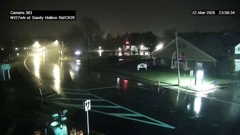 NY27 at Sandy Hollow Road (CR52) live webcam