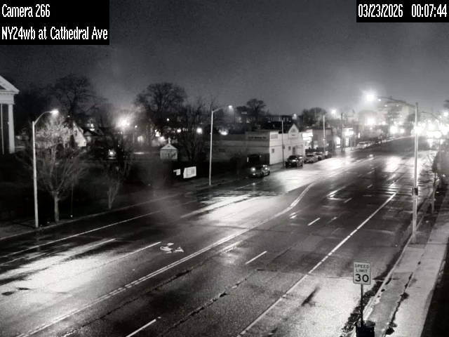 NY 24 WB at Cathedral Ave. live webcam