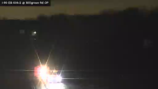 I-90 MP 409.50 East Bound at N. Millgrove Rd. Overapass live webcam