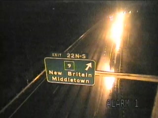 I-91 Exit 22 N&S (Evergreen Rd) live webcam